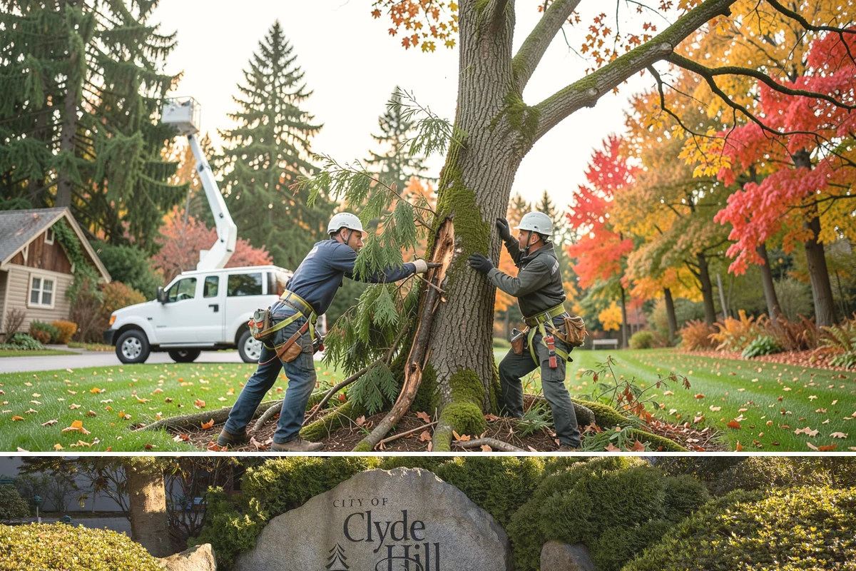 Commercial tree maintenance in Clyde Hill, King County, WA - Work is performed year-round based on specific pruning needs and safety priorities dictated by recognized arboricultural...
