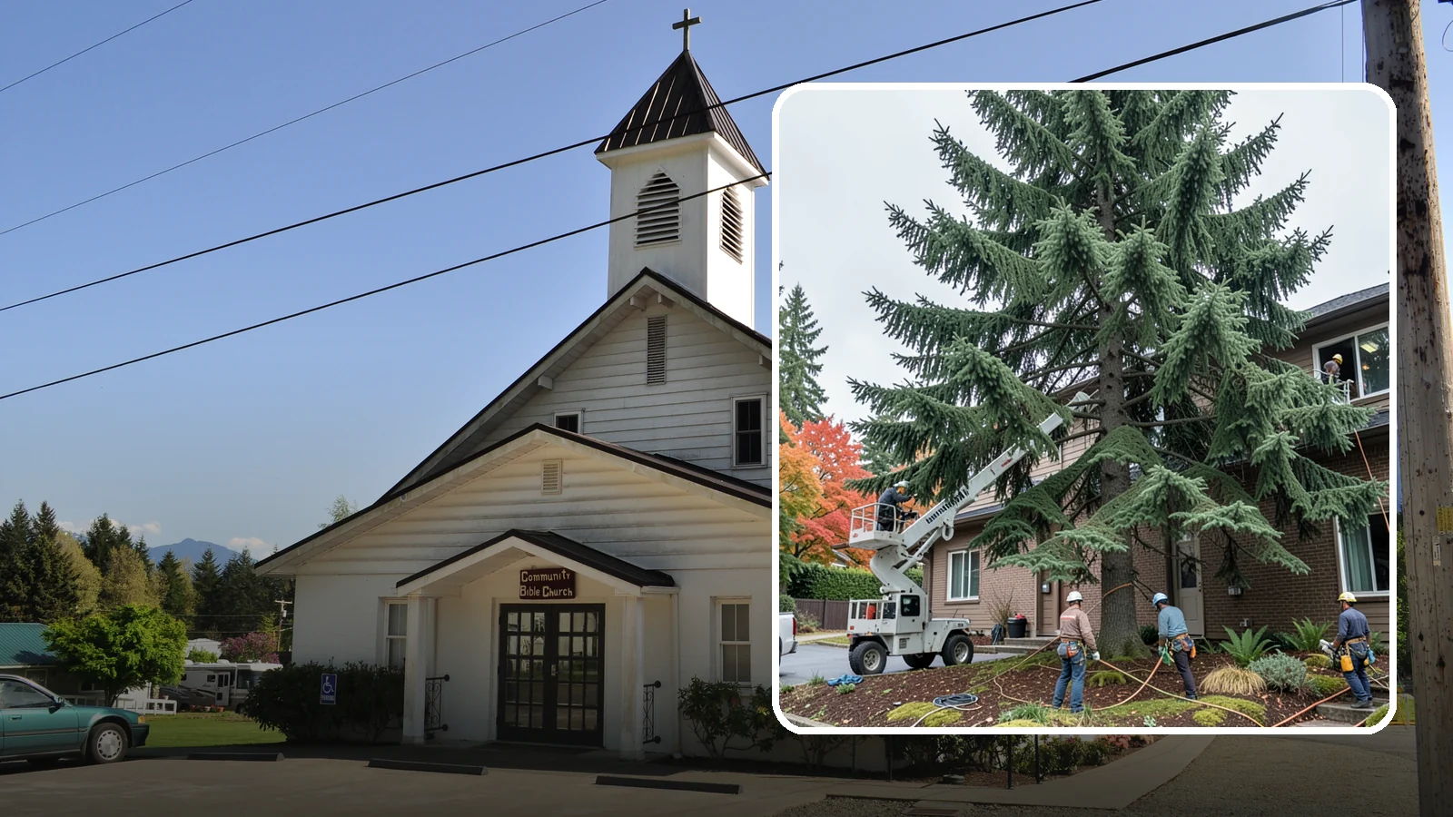 Commercial tree maintenance in Concrete, Skagit County, WA - Ongoing tree maintenance for commercial properties.