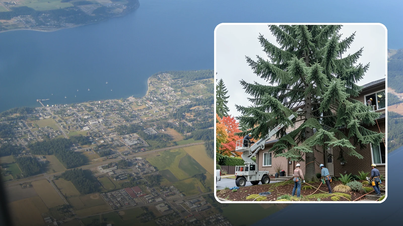 Commercial tree maintenance in Coupeville, Island County, WA - Ongoing tree maintenance for commercial properties.