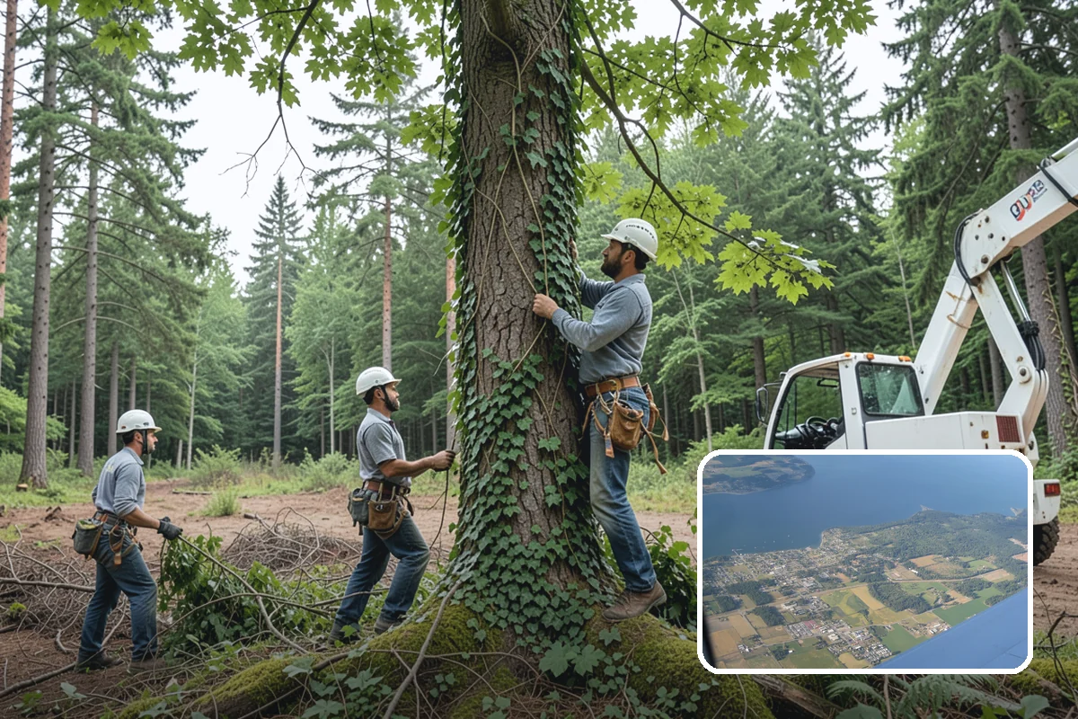 Commercial tree maintenance in Coupeville, Island County, WA - Keeps trees across a property safe and presentable