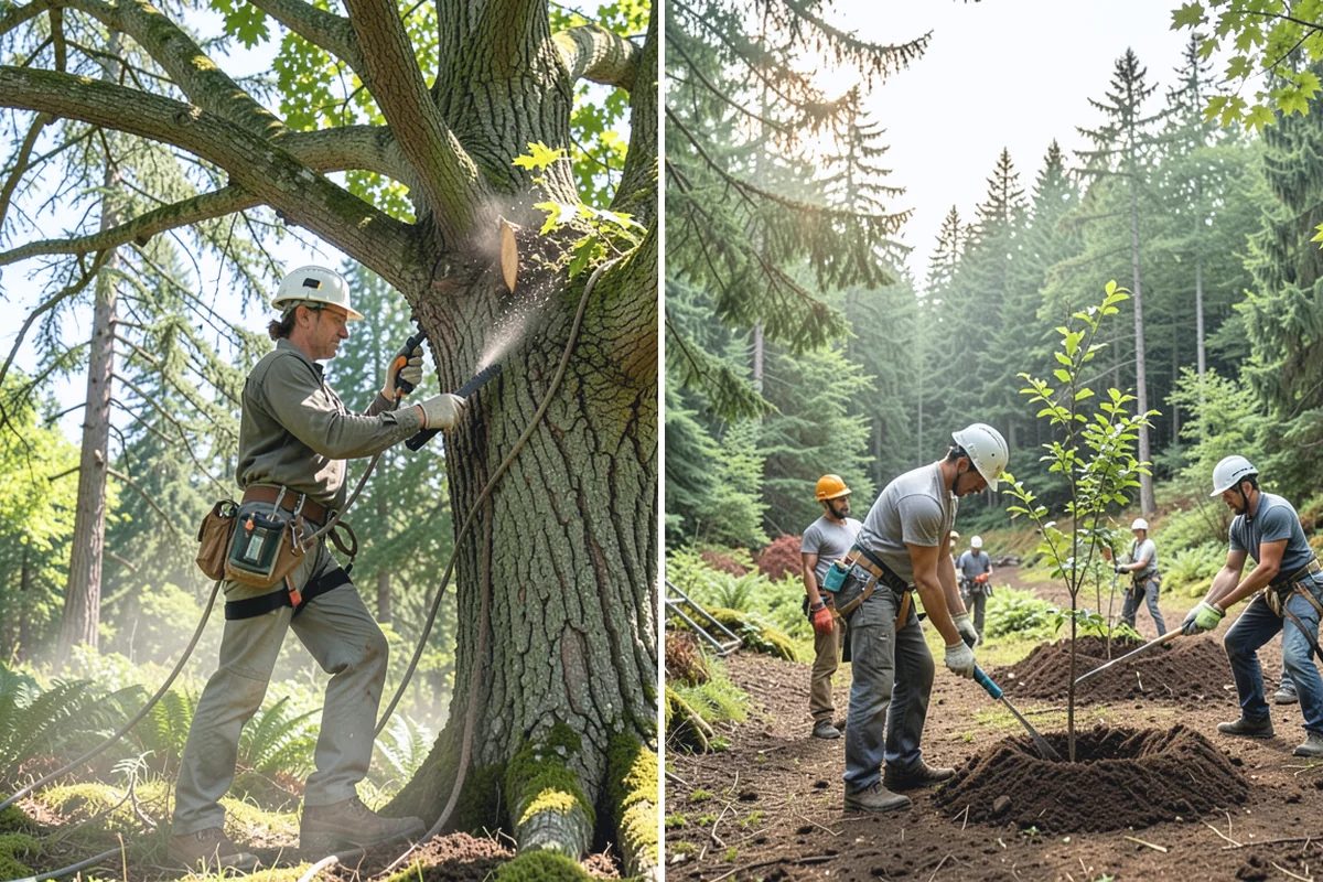 Commercial tree maintenance in Coupeville, Island County, WA - Inventory and assess the property's trees