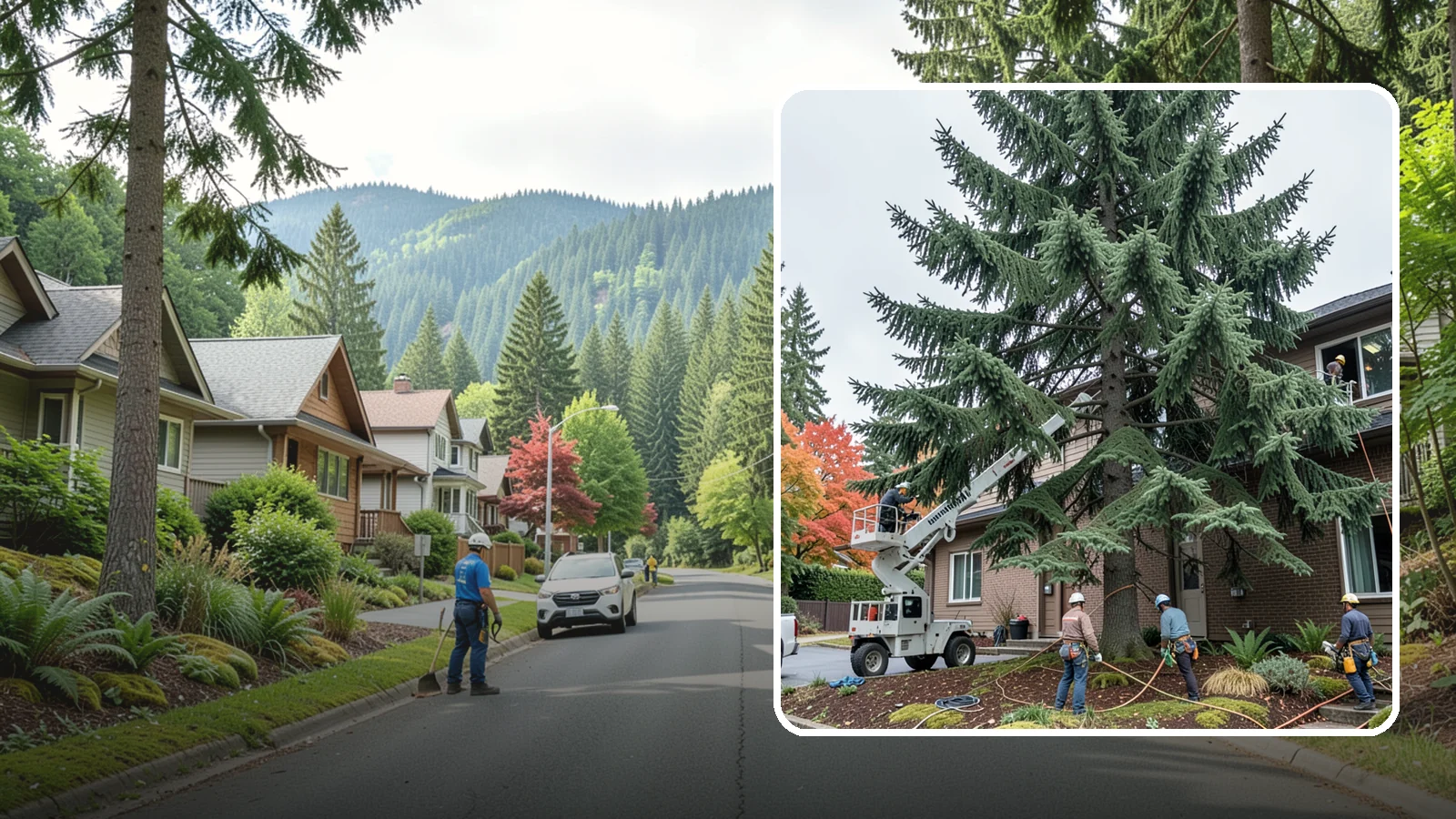 Commercial tree maintenance in Darrington, Snohomish County, WA - Ongoing tree maintenance for commercial properties.
