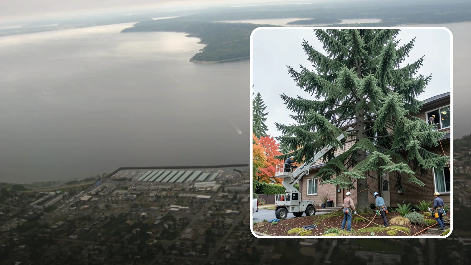 Commercial tree maintenance in Des Moines, King County, WA - Ongoing tree maintenance for commercial properties.