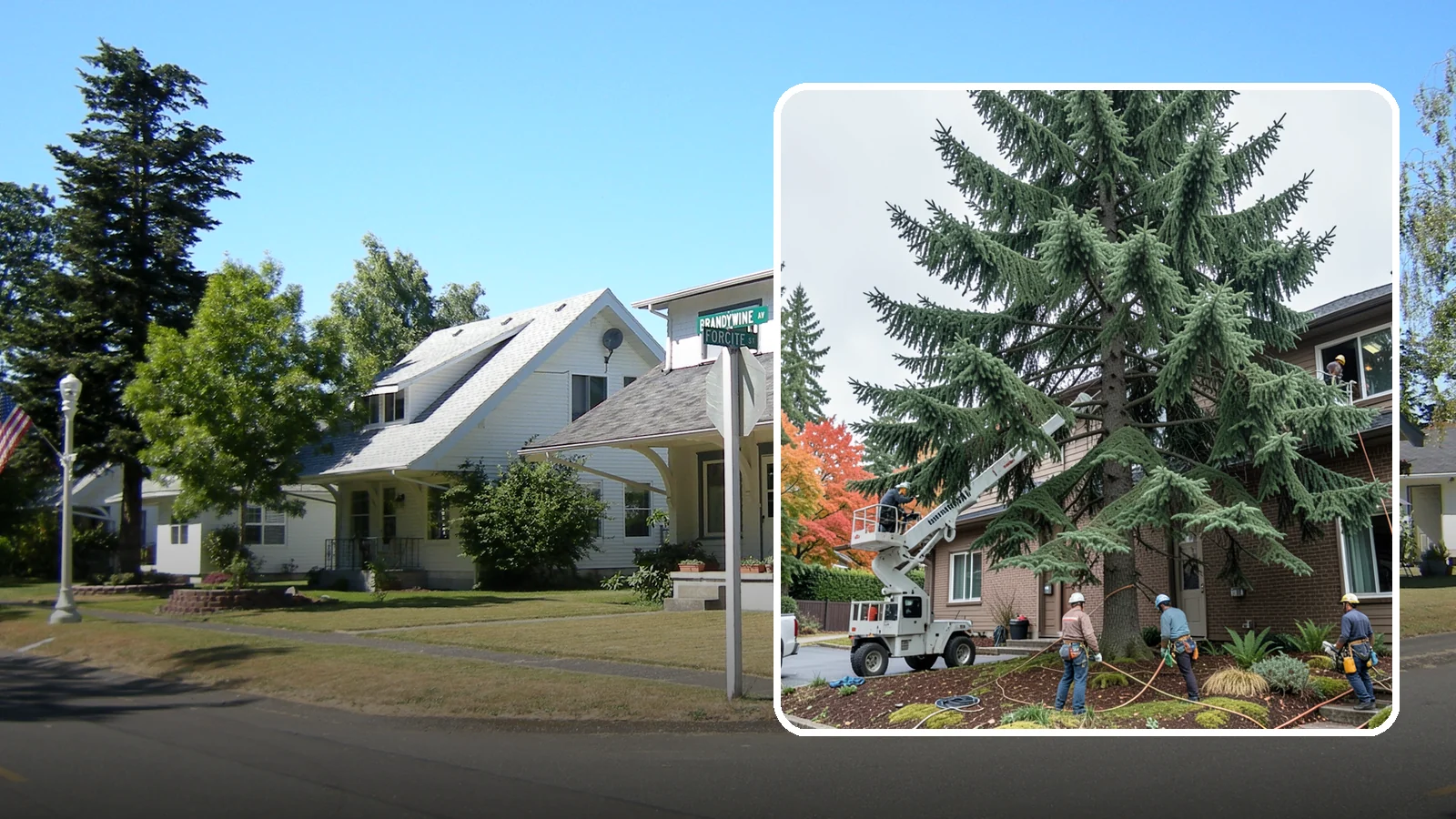 Commercial tree maintenance in DuPont, Pierce County, WA - Ongoing tree maintenance for commercial properties.