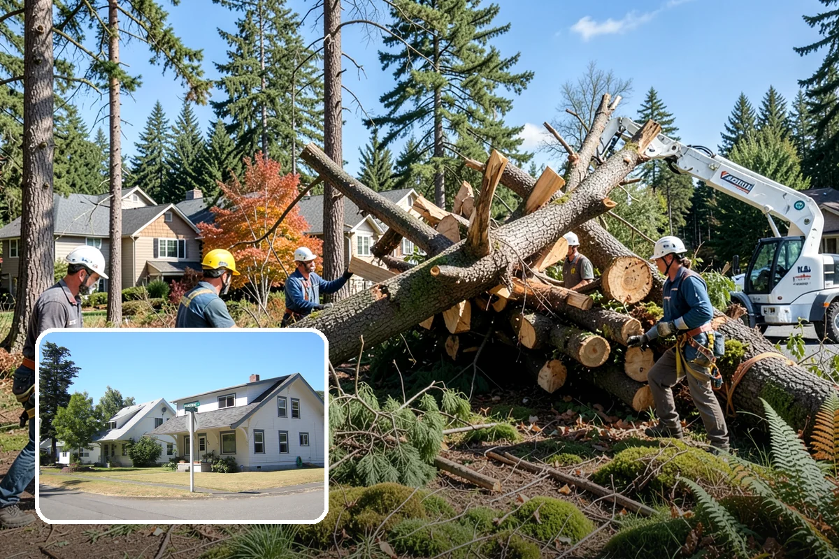 Commercial tree maintenance in DuPont, Pierce County, WA - Keeps trees across a property safe and presentable