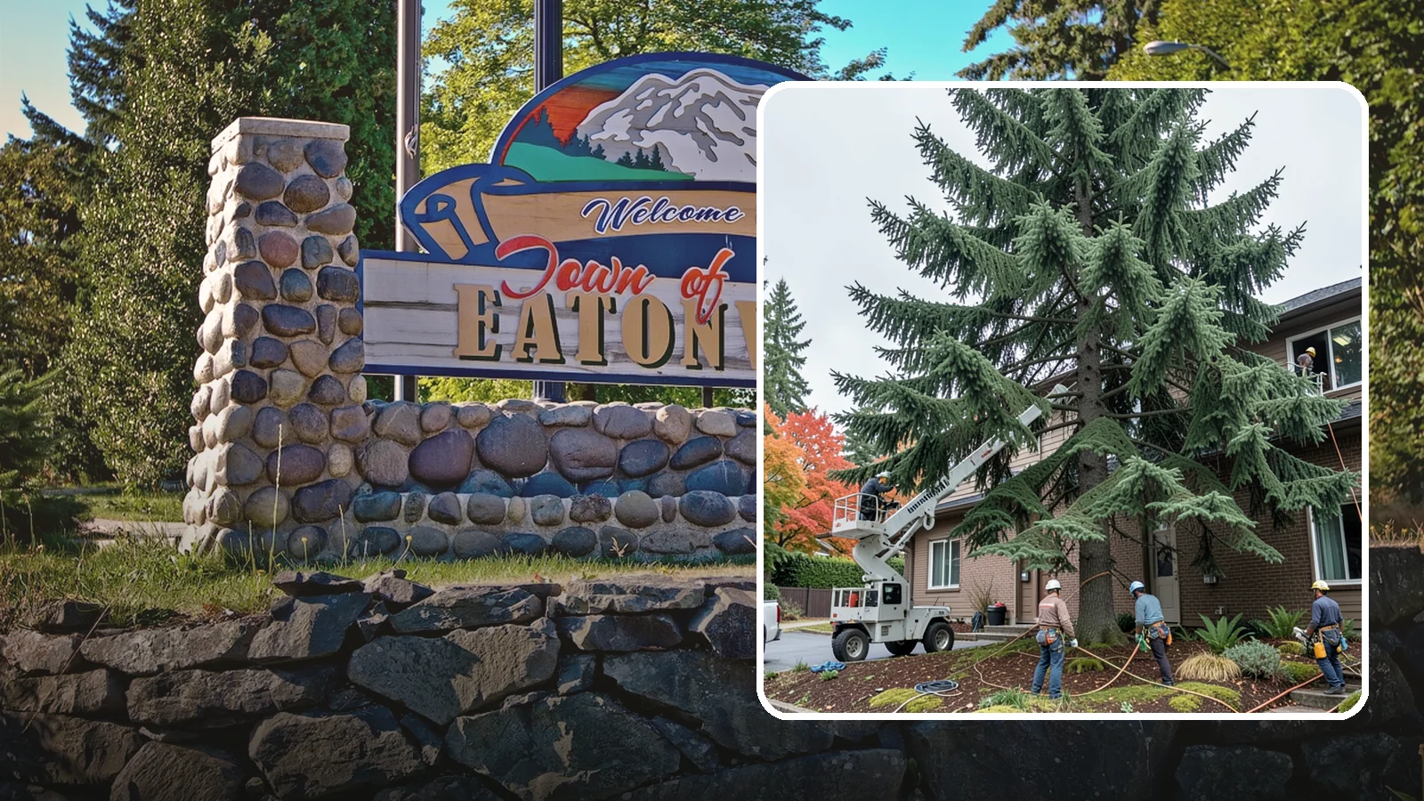 Commercial tree maintenance in Eatonville, Pierce County, WA - Ongoing tree maintenance for commercial properties.