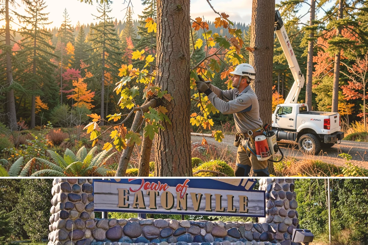 Commercial tree maintenance in Eatonville, Pierce County, WA - Work is performed year-round based on specific pruning needs and safety priorities dictated by recognized arboricultural...