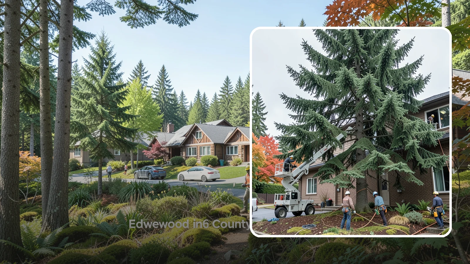 Commercial tree maintenance in Edgewood, Pierce County, WA - Ongoing tree maintenance for commercial properties.
