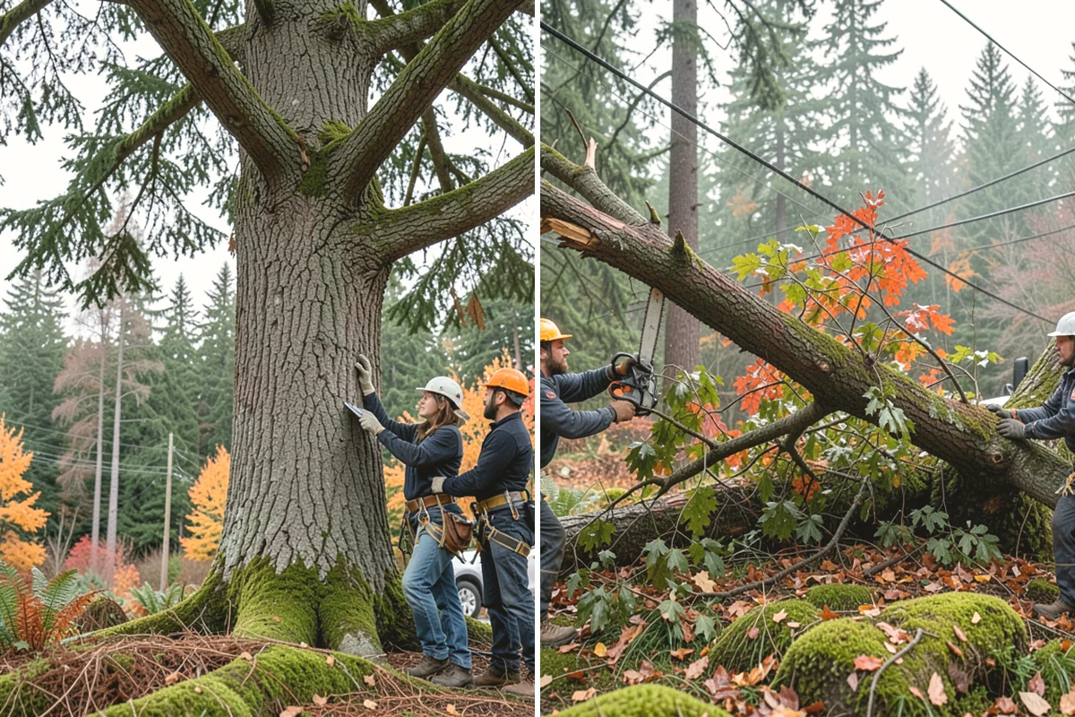 Commercial tree maintenance in Edgewood, Pierce County, WA - Inventory and assess the property's trees