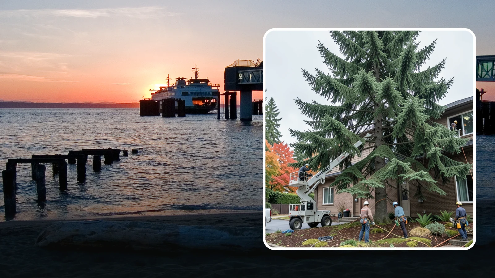 Commercial tree maintenance in Edmonds, Snohomish County, WA - Ongoing tree maintenance for commercial properties.