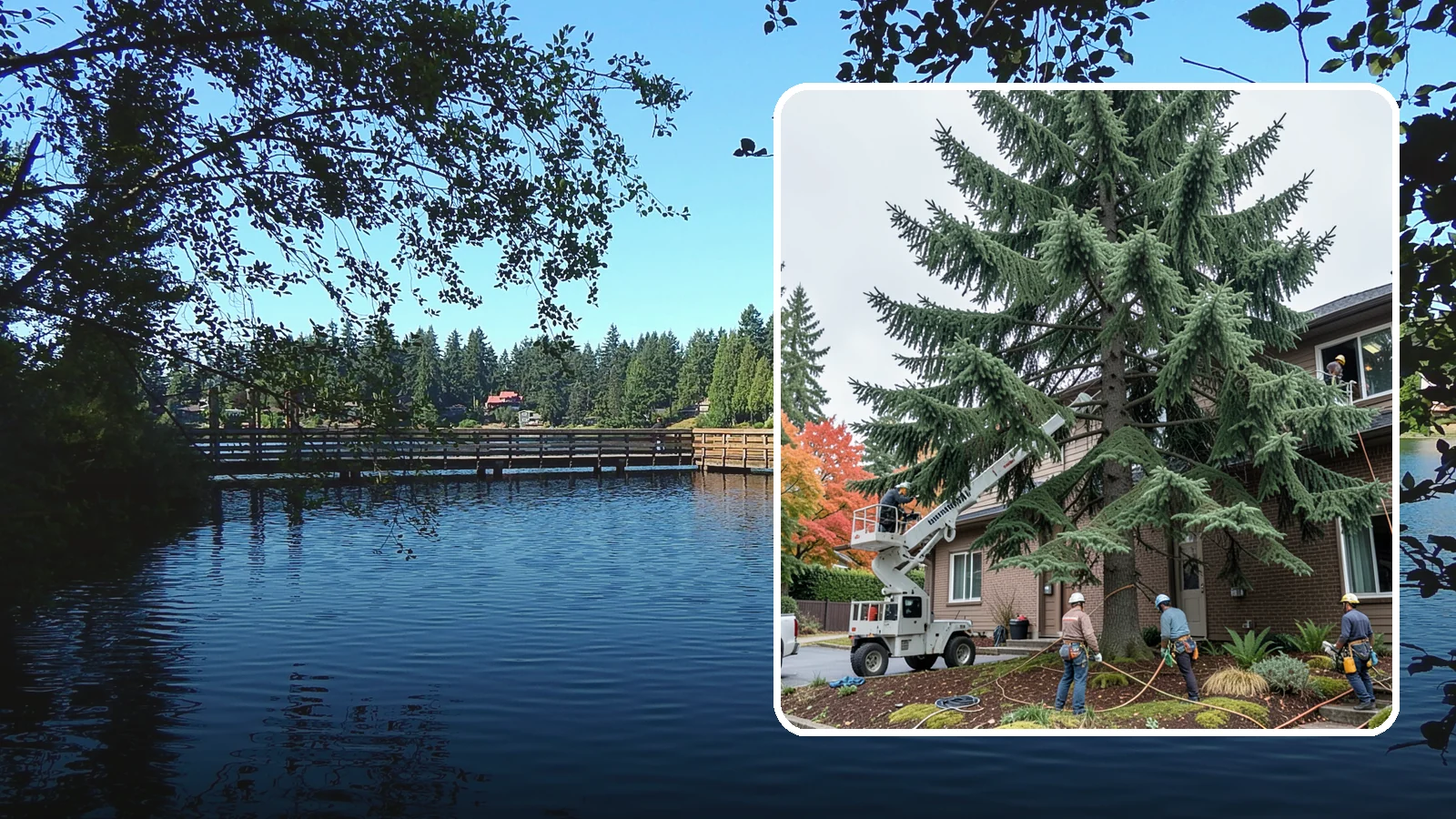 Commercial tree maintenance in Federal Way, King County, WA - Ongoing tree maintenance for commercial properties.