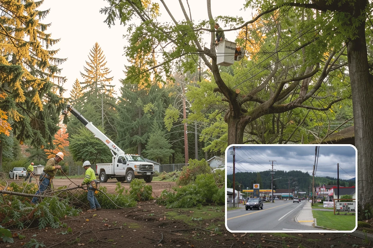 Commercial tree maintenance in Granite Falls, Snohomish County, WA - Keeps trees across a property safe and presentable
