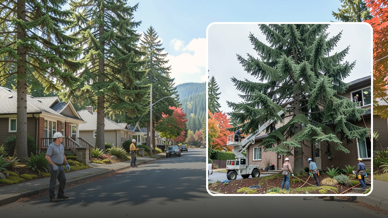 Commercial tree maintenance in Hunts Point, King County, WA - Ongoing tree maintenance for commercial properties.
