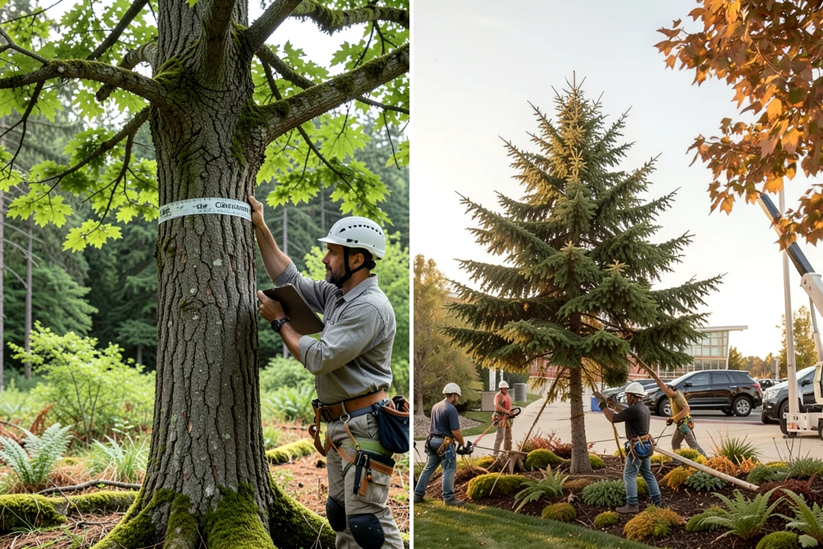 Commercial tree maintenance in Hunts Point, King County, WA - Inventory and assess the property's trees