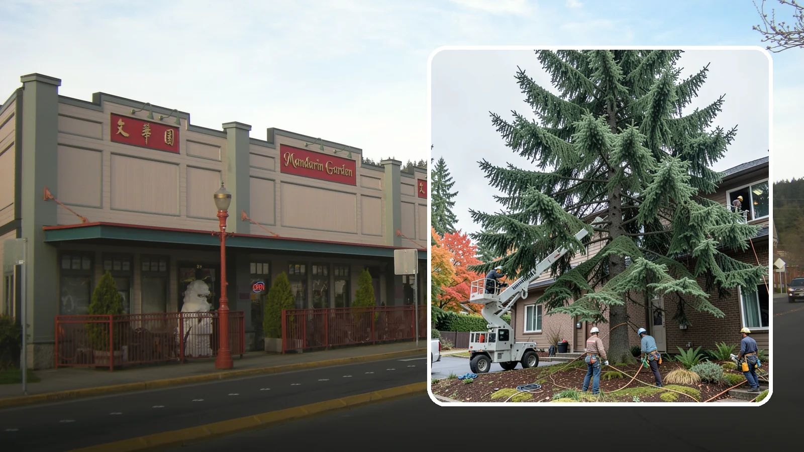 Commercial tree maintenance in Issaquah, King County, WA - Ongoing tree maintenance for commercial properties.