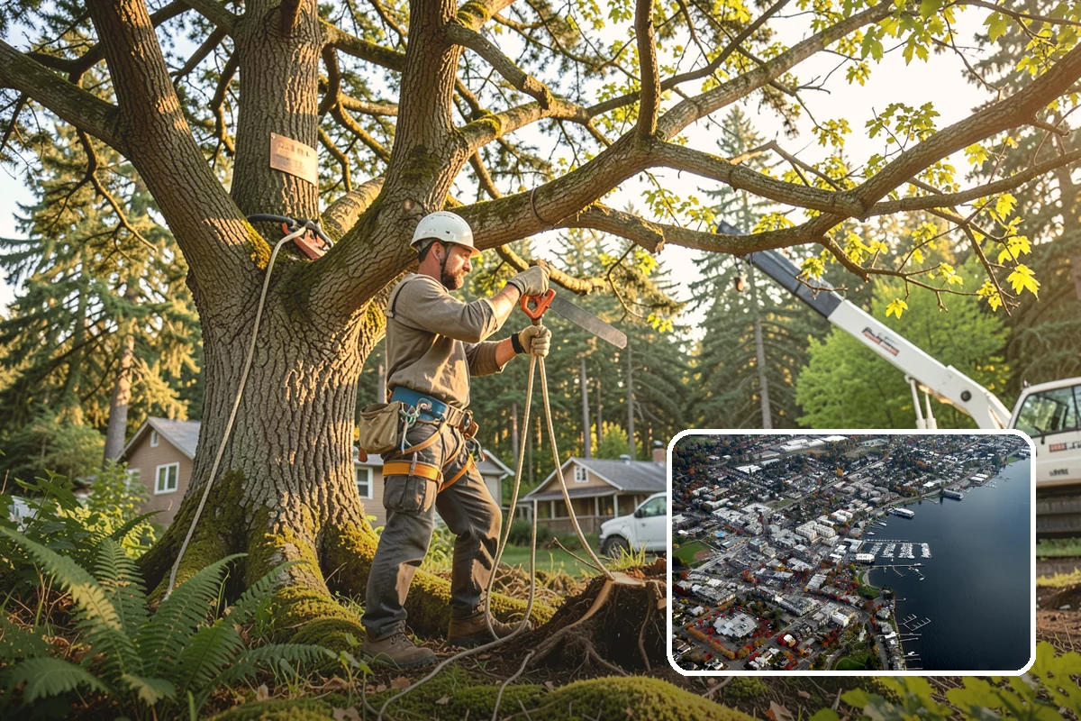 Commercial tree maintenance in Kirkland, King County, WA - Keeps trees across a property safe and presentable