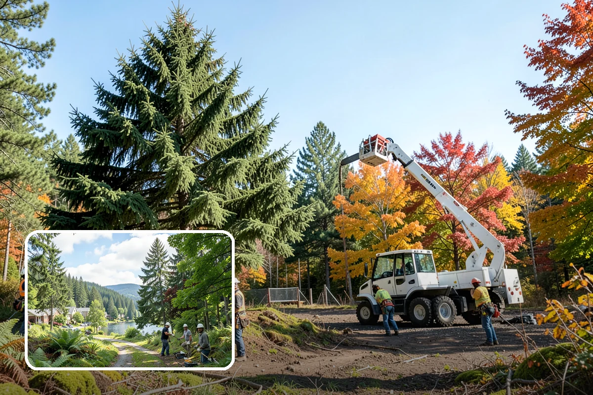 Commercial tree maintenance in Lake Forest Park, King County, WA - Keeps trees across a property safe and presentable