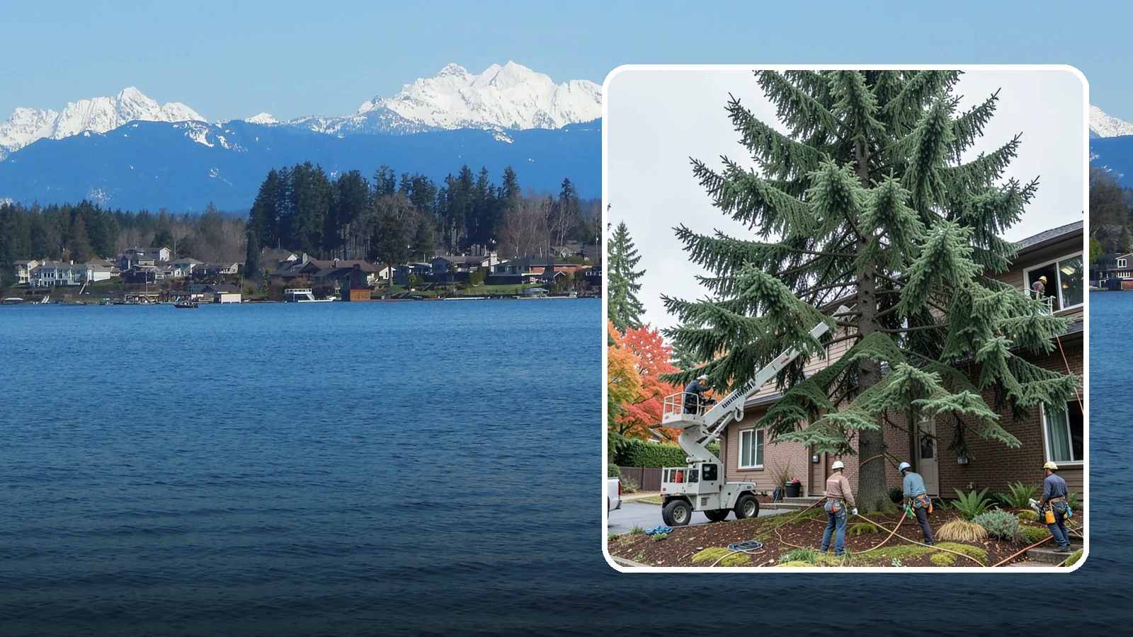 Commercial tree maintenance in Lake Stevens, Snohomish County, WA - Ongoing tree maintenance for commercial properties.