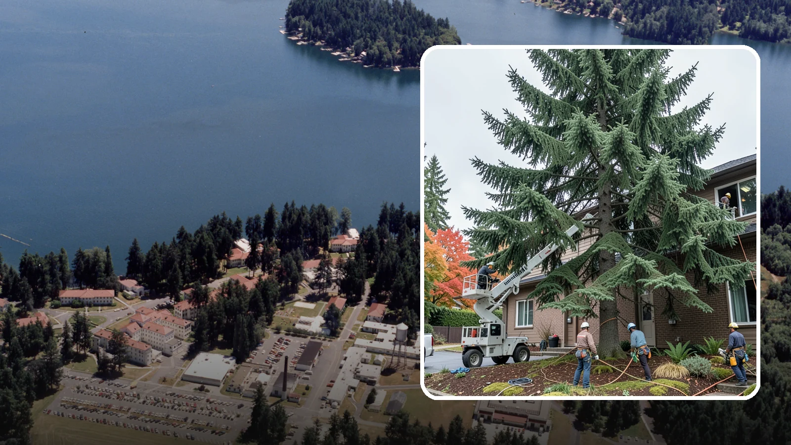 Commercial tree maintenance in Lakewood, Pierce County, WA - Ongoing tree maintenance for commercial properties.