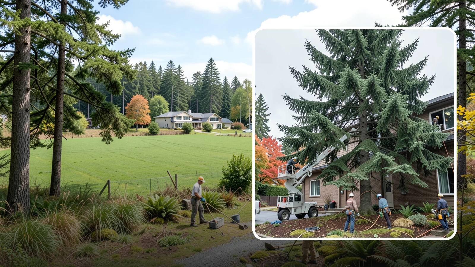 Commercial tree maintenance in Lyman, Skagit County, WA - Ongoing tree maintenance for commercial properties.
