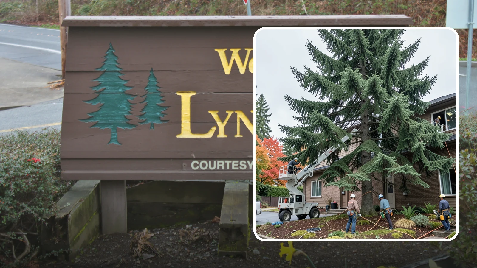Commercial tree maintenance in Lynnwood, Snohomish County, WA - Ongoing tree maintenance for commercial properties.