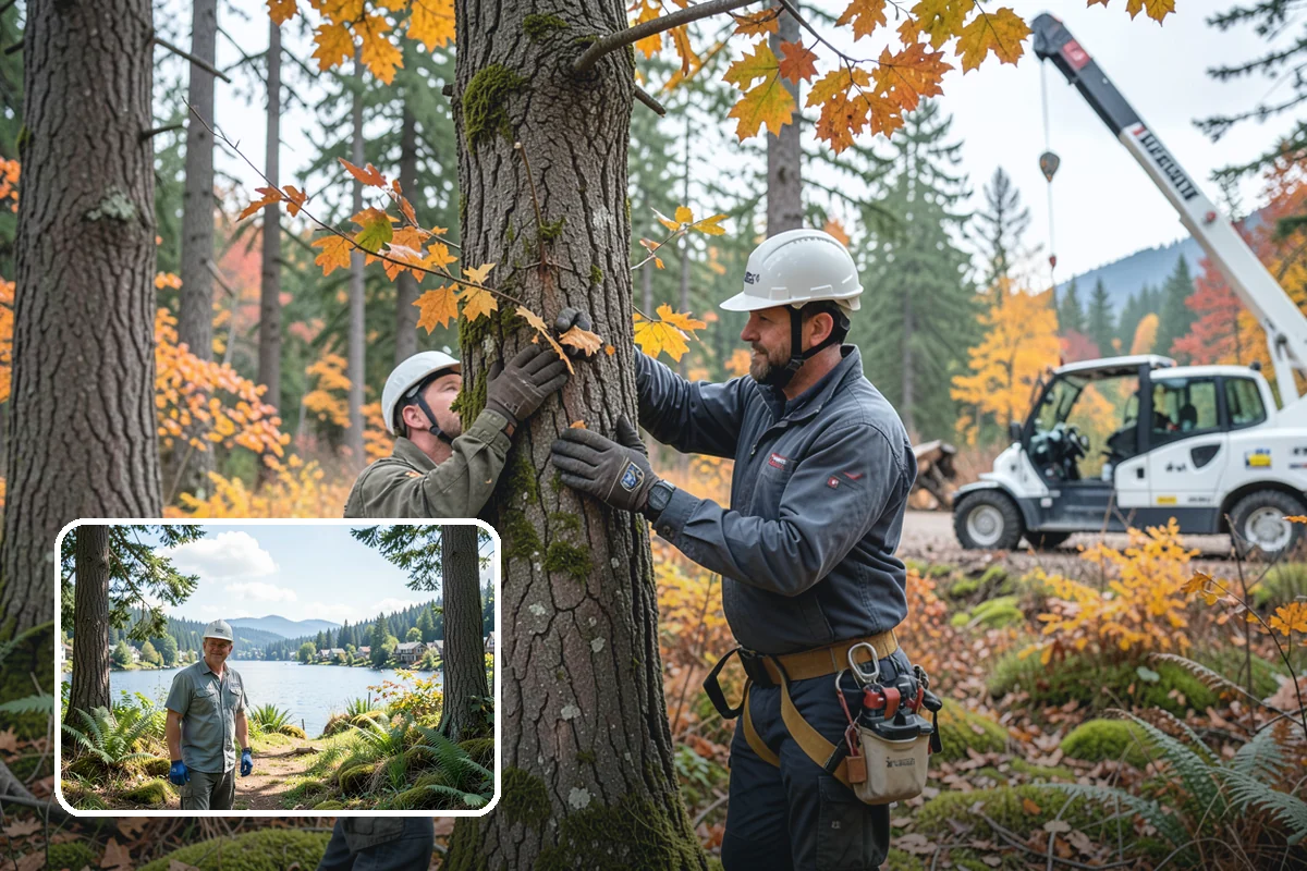 Commercial tree maintenance in Milton, King County, WA - Keeps trees across a property safe and presentable