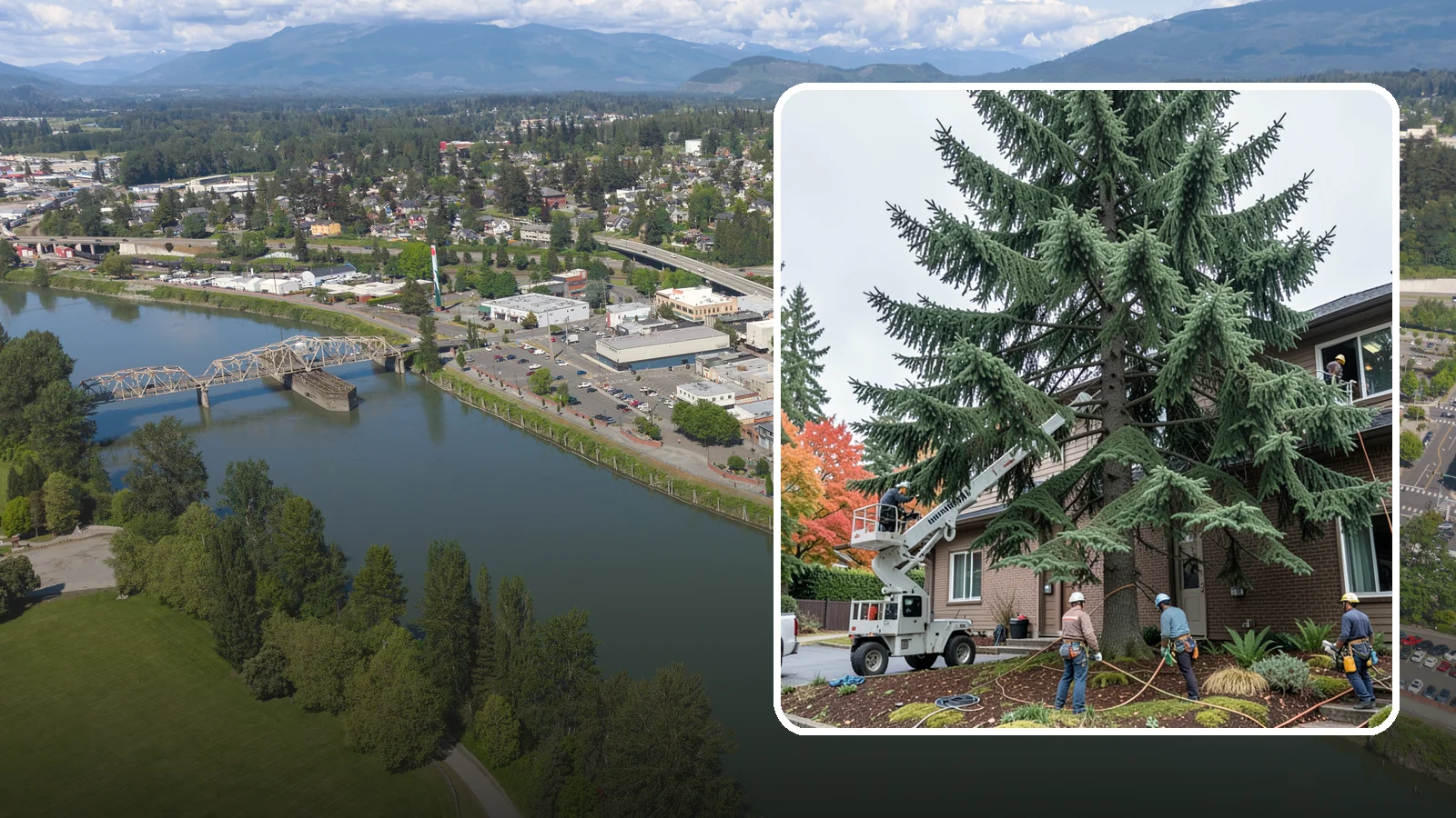 Commercial tree maintenance in Mount Vernon, Skagit County, WA - Ongoing tree maintenance for commercial properties.