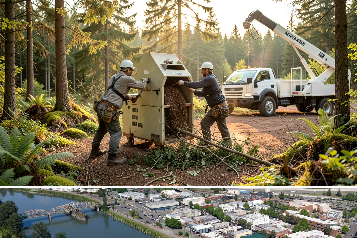 Commercial tree maintenance in Mount Vernon, Skagit County, WA - Work is performed year-round based on specific pruning needs and safety priorities dictated by recognized arboricultural...