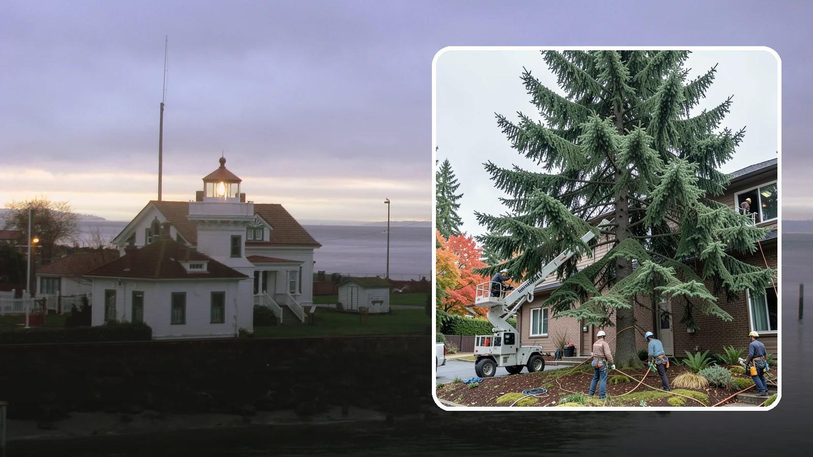Commercial tree maintenance in Mukilteo, Snohomish County, WA - Ongoing tree maintenance for commercial properties.