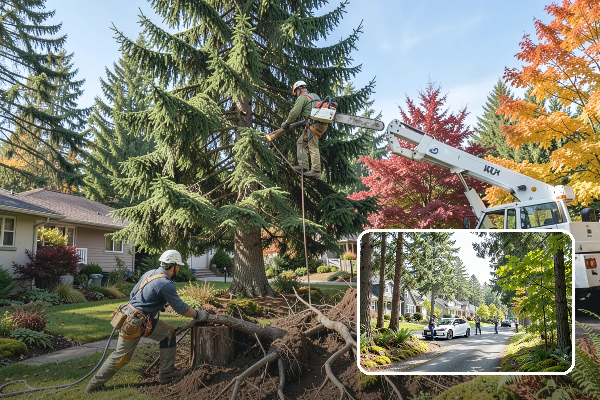 Commercial tree maintenance in Normandy Park, King County, WA - Keeps trees across a property safe and presentable