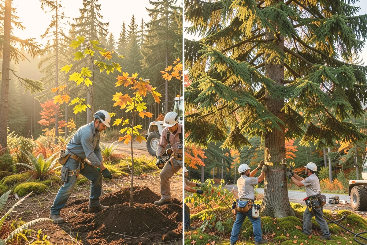 Commercial tree maintenance in Orting, Pierce County, WA - Inventory and assess the property's trees
