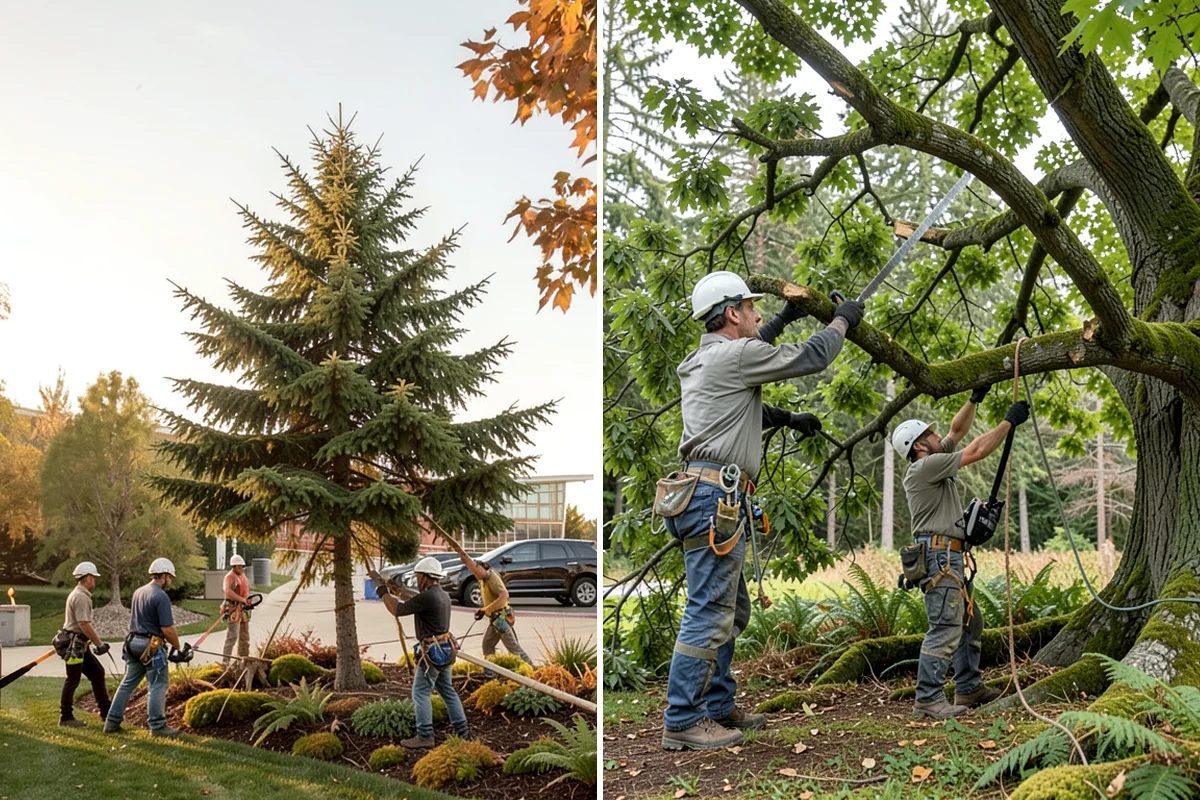 Commercial tree maintenance in Pacific, King County, WA - Inventory and assess the property's trees