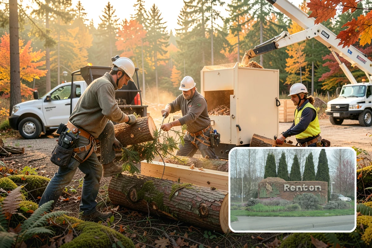 Commercial tree maintenance in Renton, King County, WA - Keeps trees across a property safe and presentable