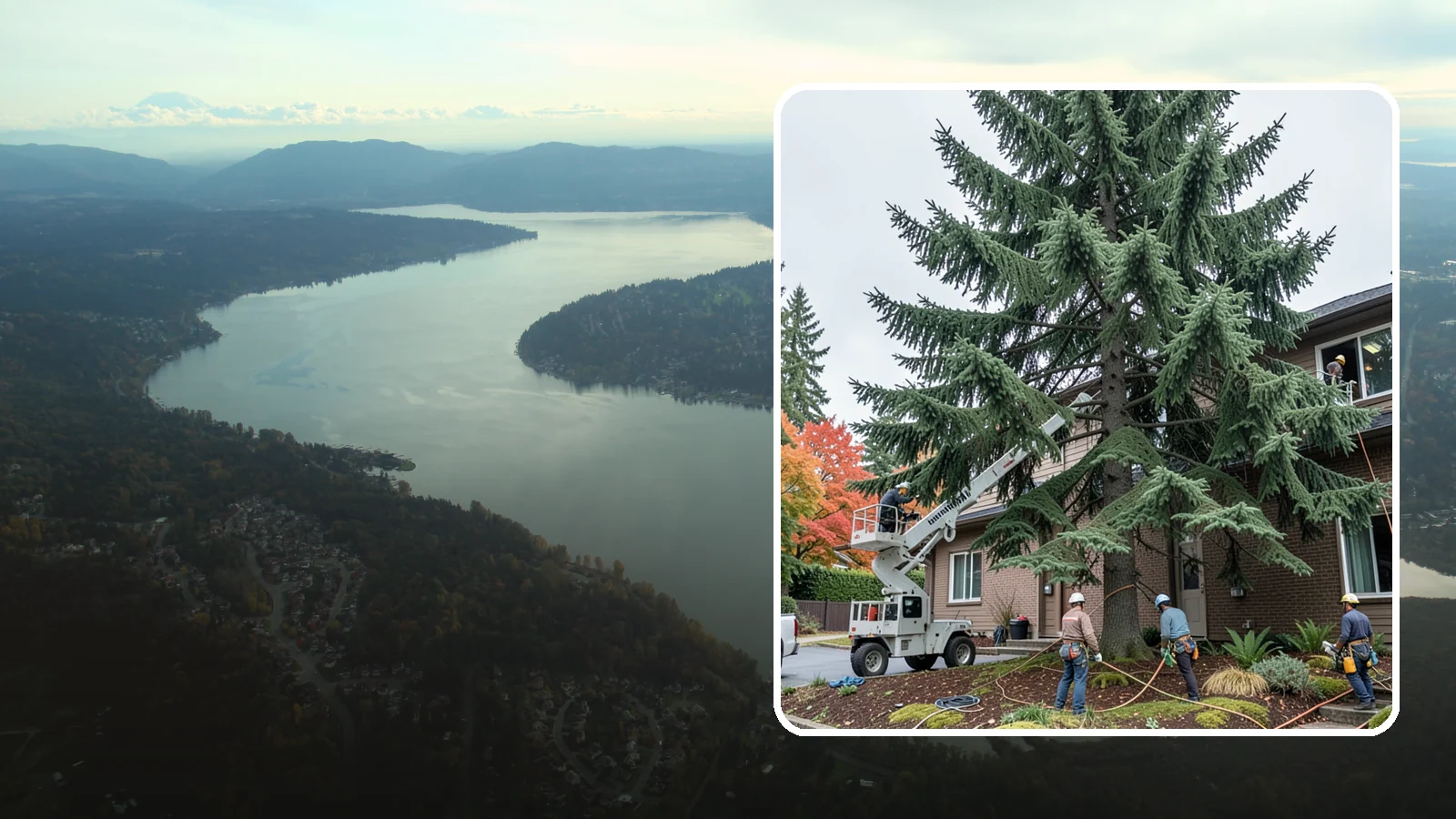 Commercial tree maintenance in Sammamish, King County, WA - Ongoing tree maintenance for commercial properties.