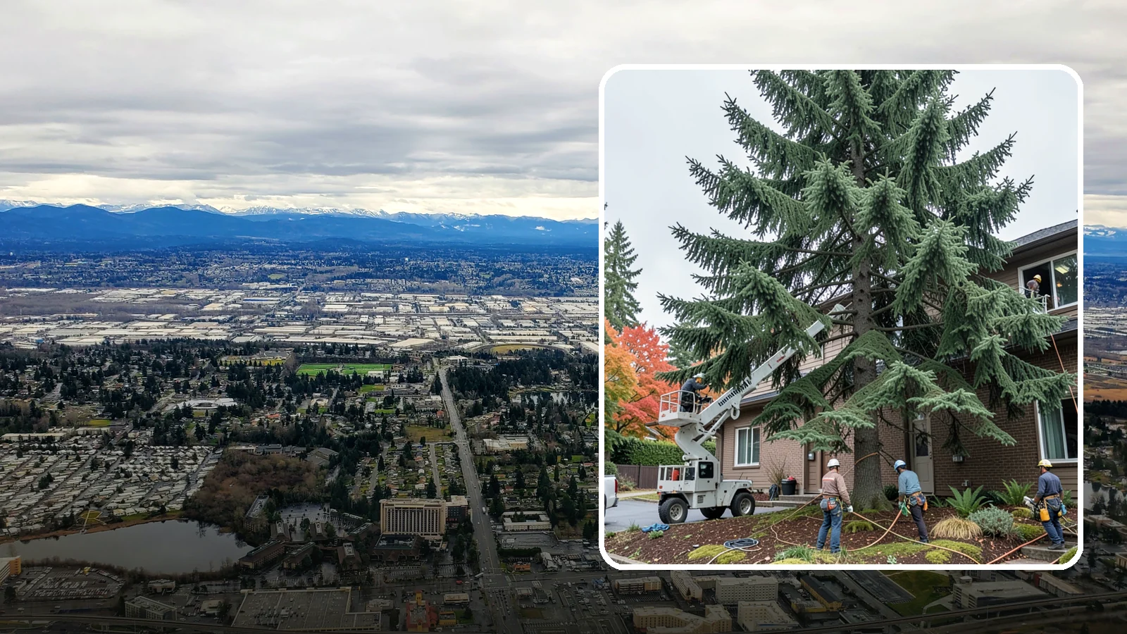 Commercial tree maintenance in SeaTac, King County, WA - Ongoing tree maintenance for commercial properties.