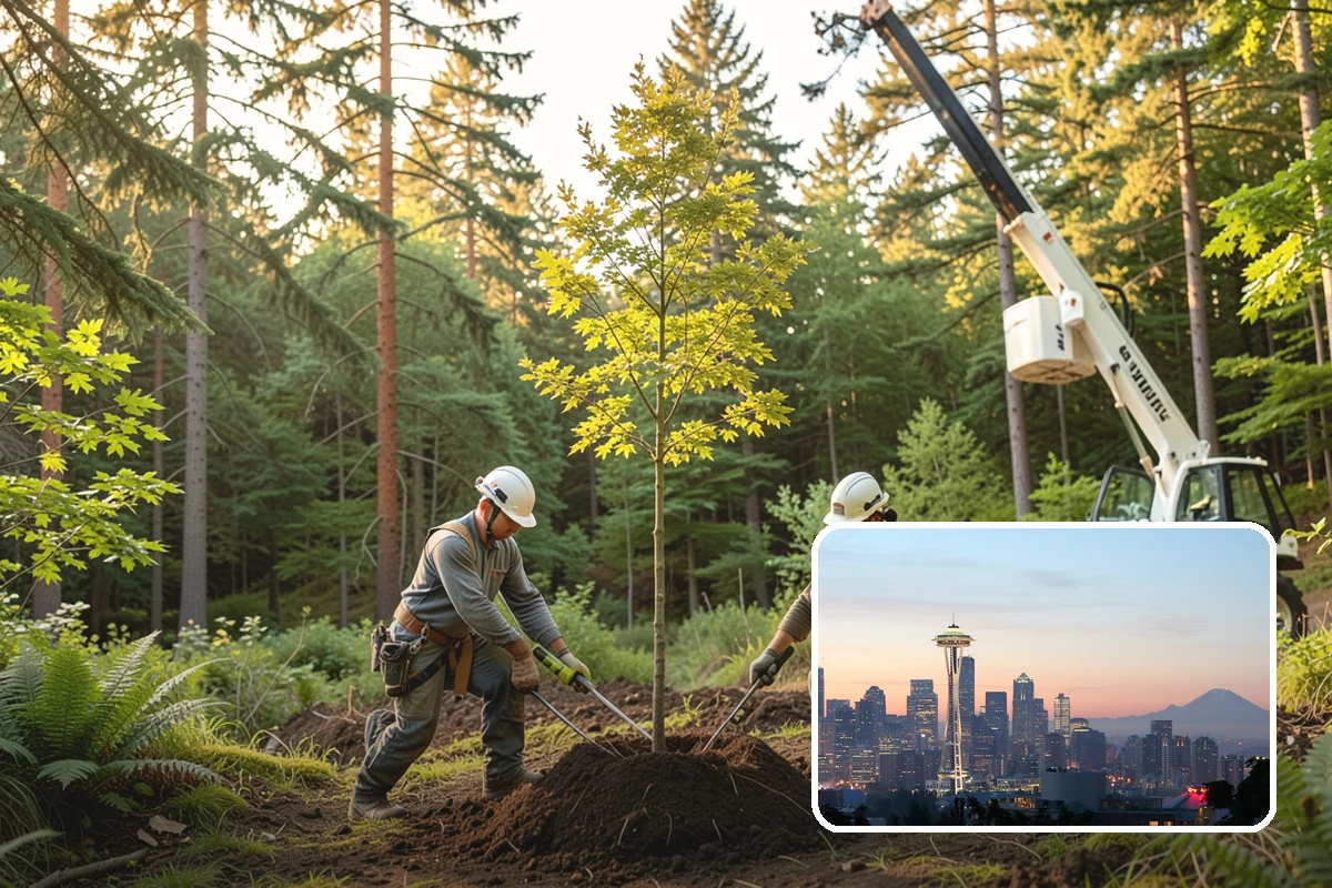 Commercial tree maintenance in Seattle, King County, WA - Keeps trees across a property safe and presentable