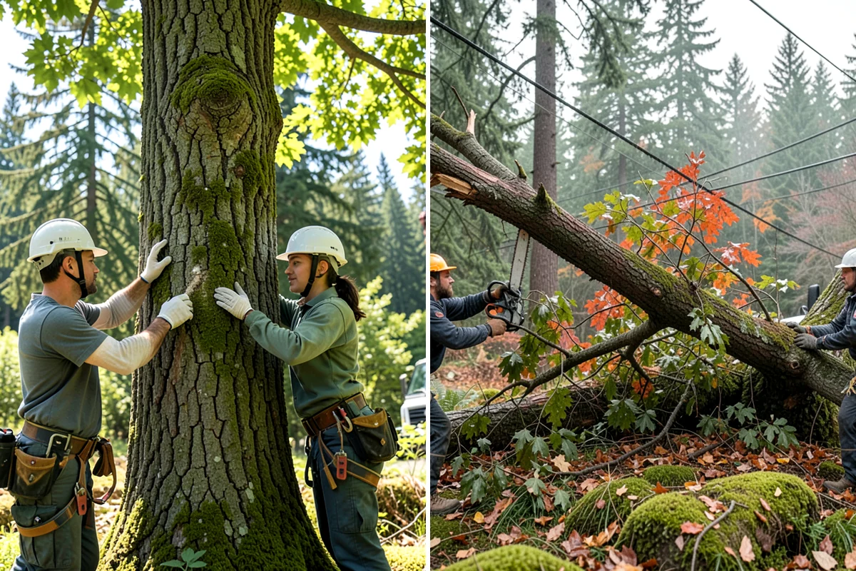 Commercial tree maintenance in Seattle, King County, WA - Inventory and assess the property's trees