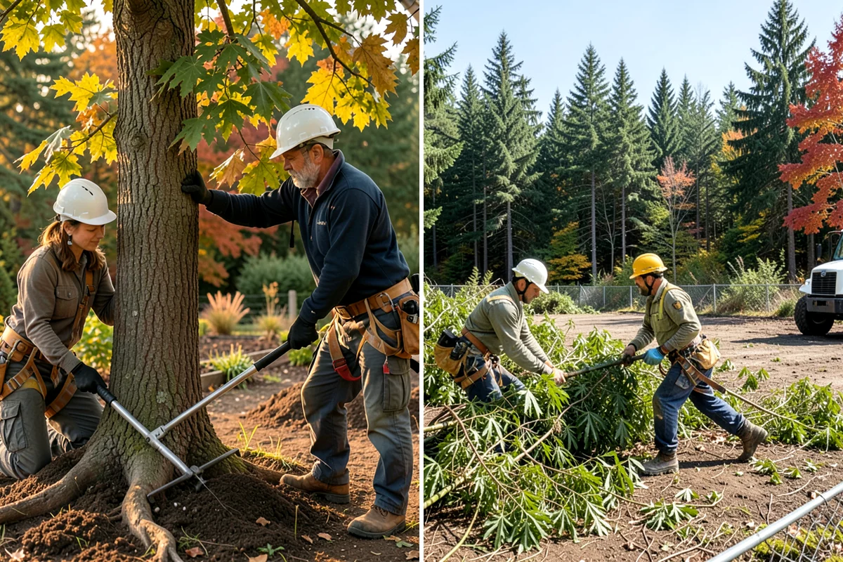 Commercial tree maintenance in Sedro-Woolley, Skagit County, WA - Inventory and assess the property's trees