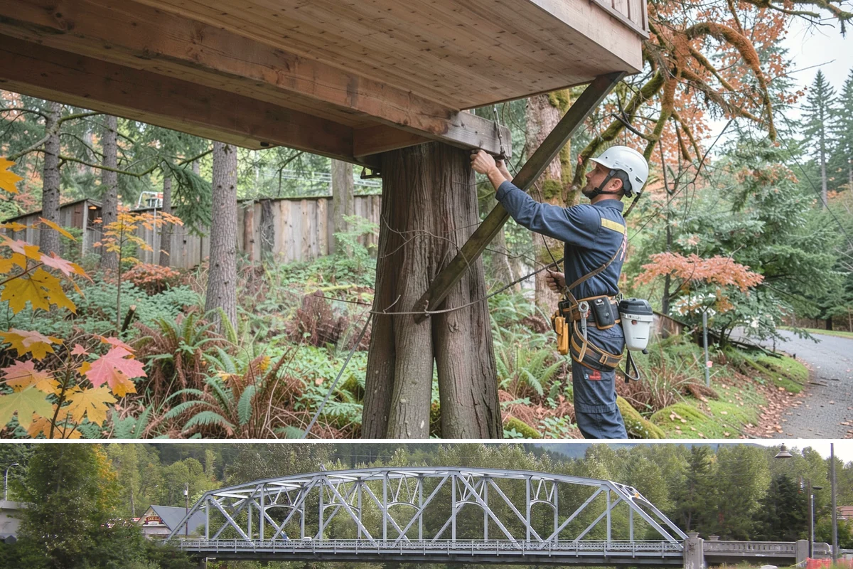 Commercial tree maintenance in Skykomish, King County, WA - Work is performed year-round based on specific pruning needs and safety priorities dictated by recognized arboricultural...