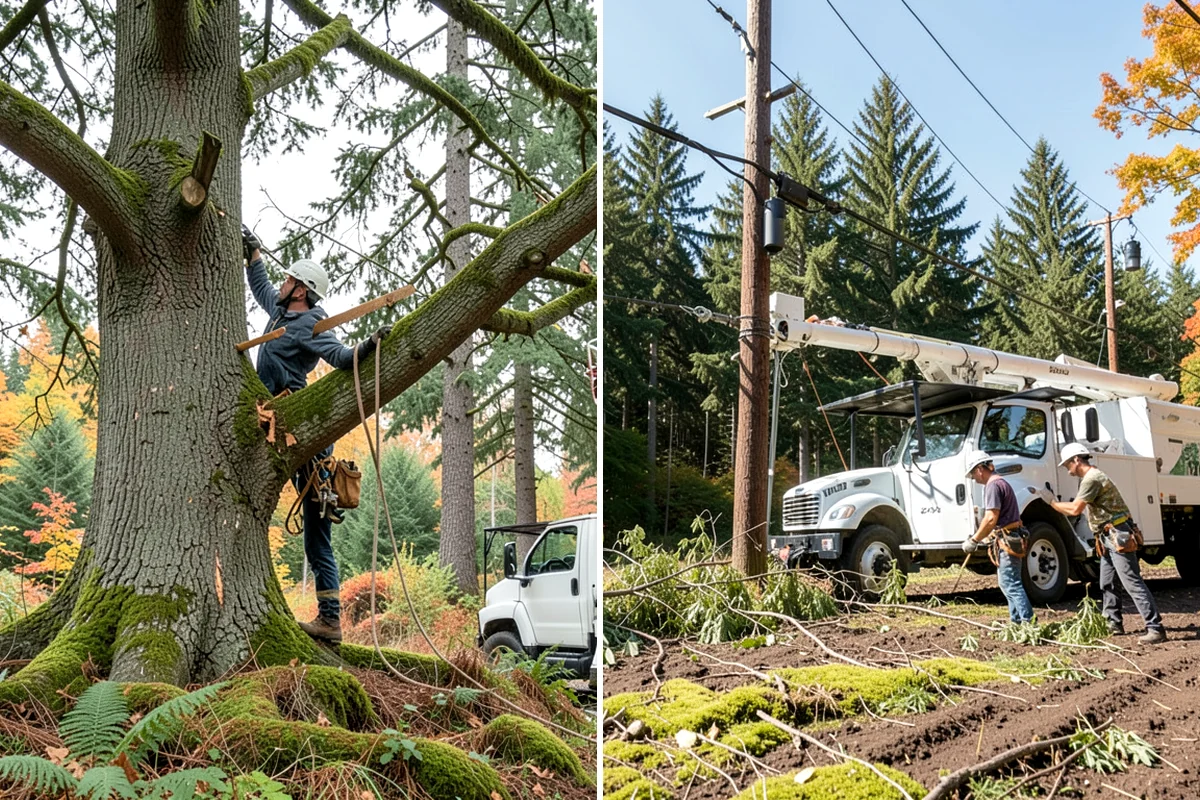 Commercial tree maintenance in Snoqualmie, King County, WA - Inventory and assess the property's trees