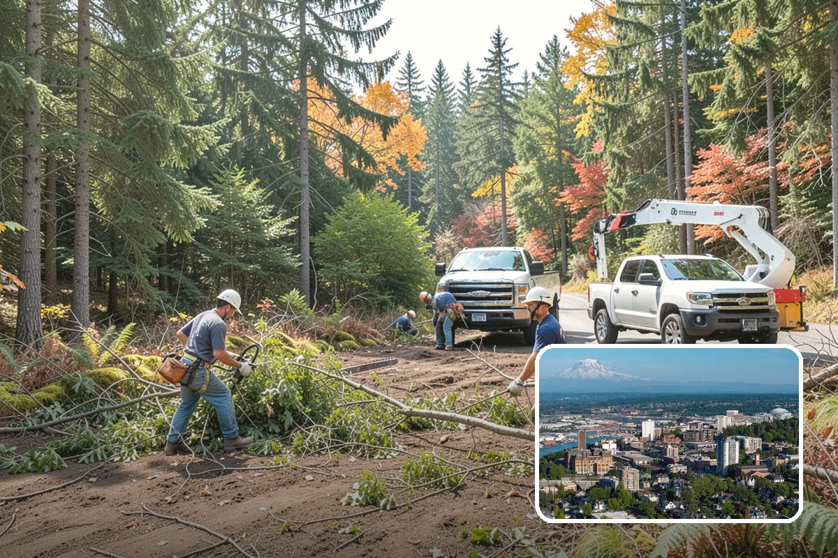 Commercial tree maintenance in Tacoma, Pierce County, WA - Keeps trees across a property safe and presentable