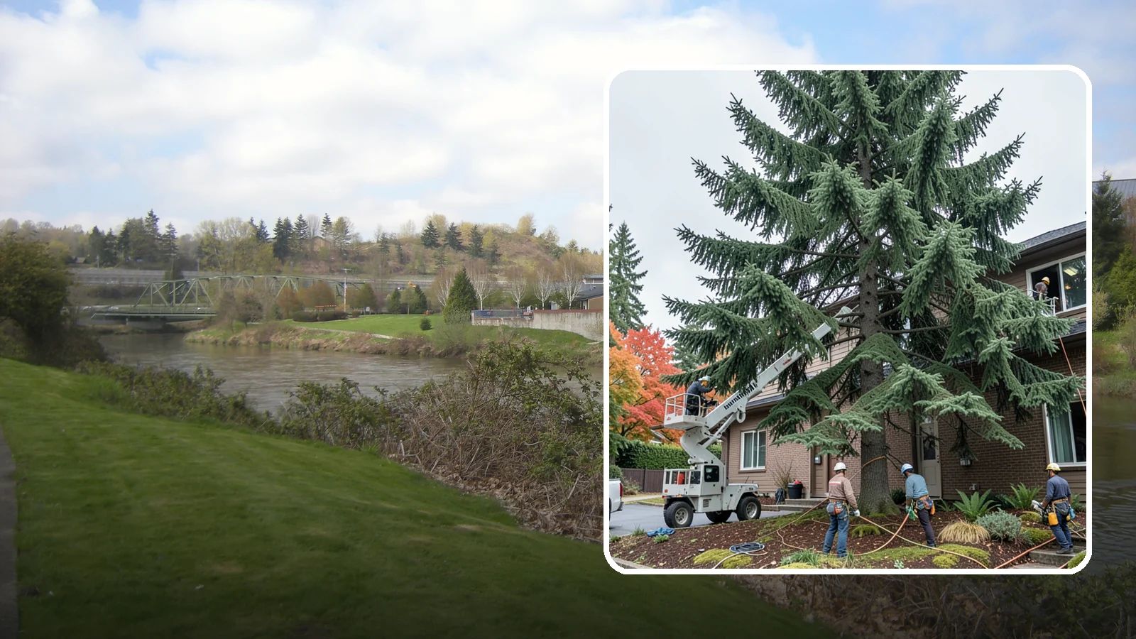 Commercial tree maintenance in Tukwila, King County, WA - Ongoing tree maintenance for commercial properties.