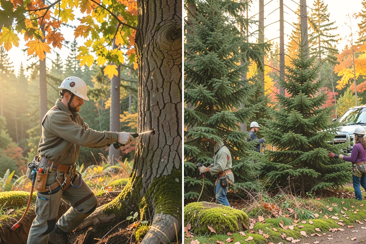 Commercial tree maintenance in Tukwila, King County, WA - Inventory and assess the property's trees