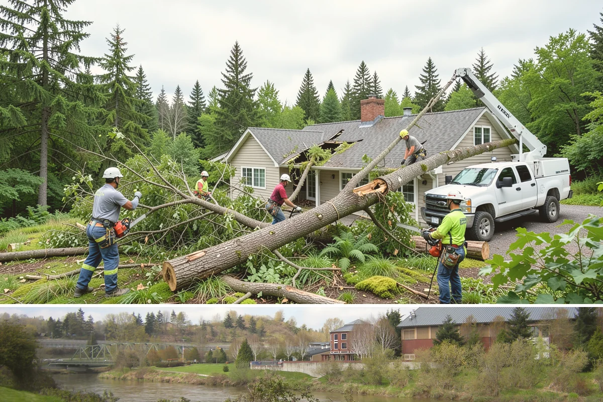 Commercial tree maintenance in Tukwila, King County, WA - Work is performed year-round based on specific pruning needs and safety priorities dictated by recognized arboricultural...