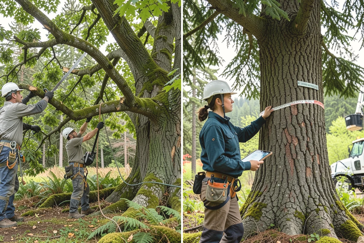 Commercial tree maintenance in University Place, Pierce County, WA - Inventory and assess the property's trees
