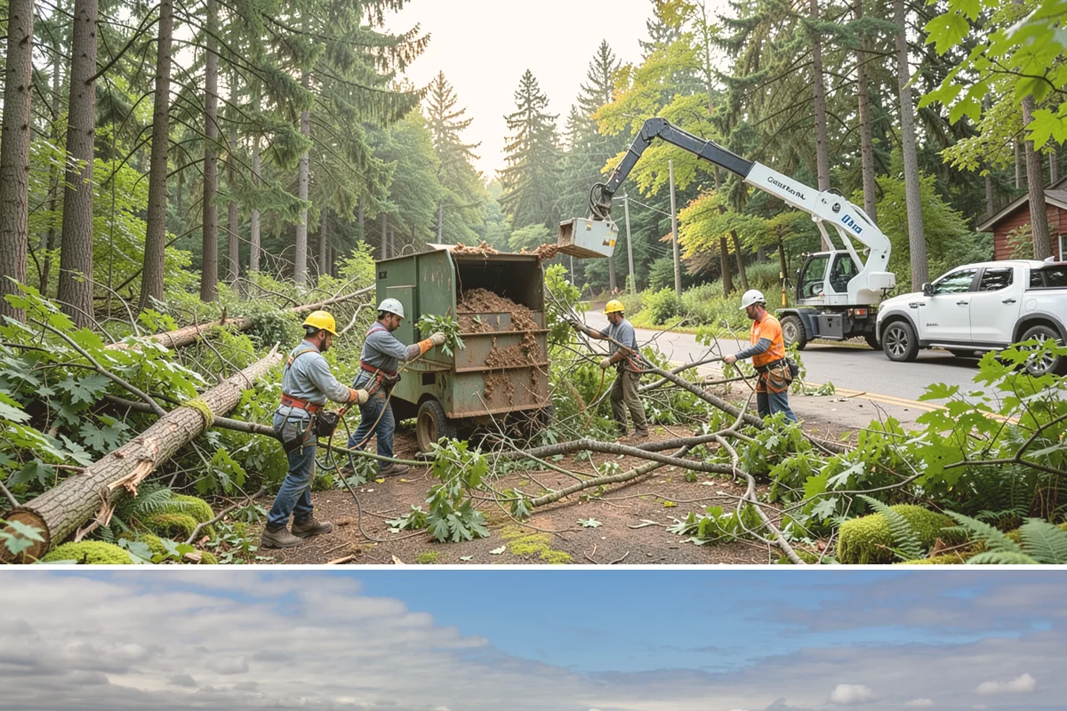 Commercial tree maintenance in University Place, Pierce County, WA - Work is performed year-round based on specific pruning needs and safety priorities dictated by recognized arboricultural...