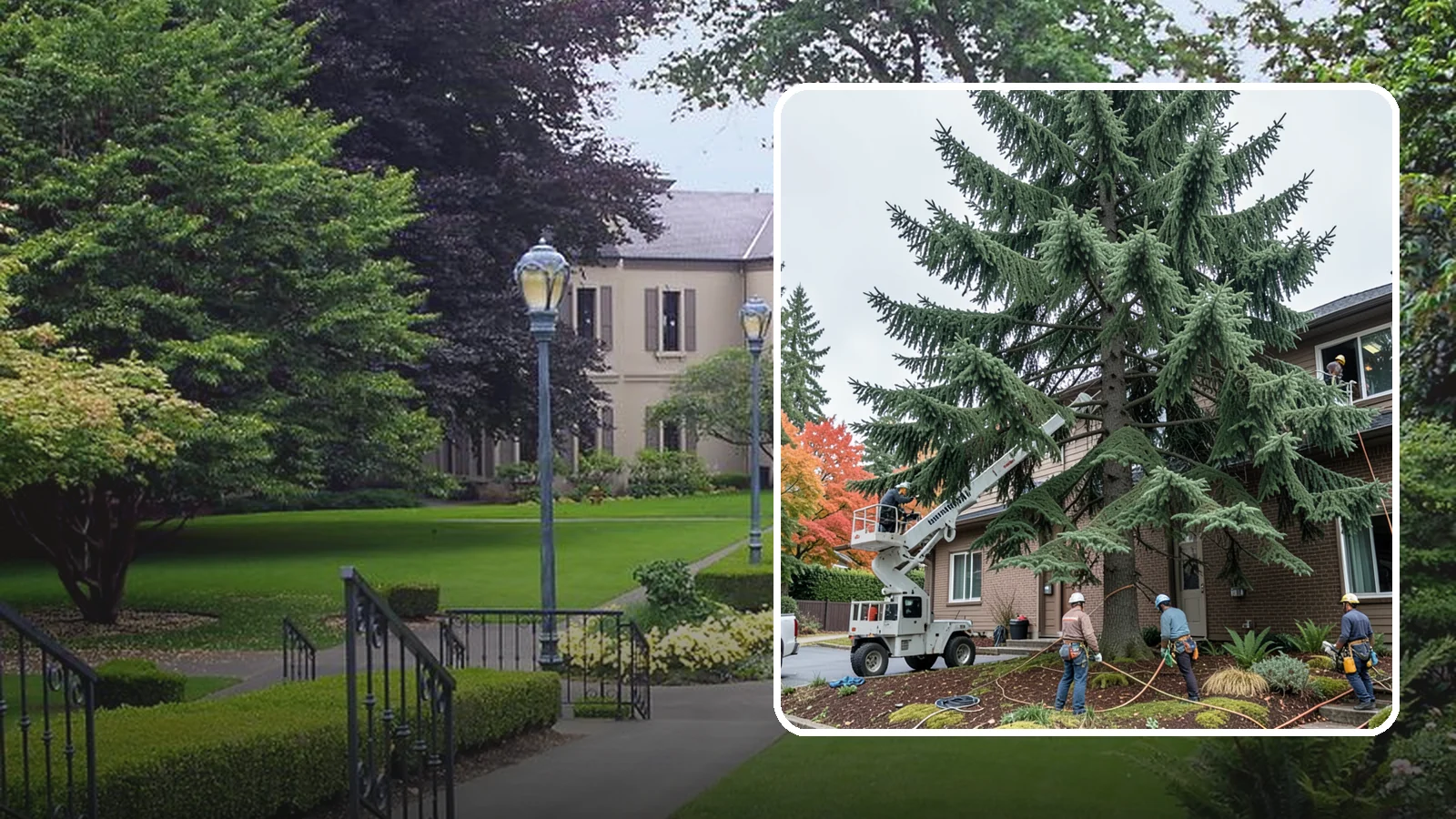 Commercial tree maintenance in Woodinville, King County, WA - Ongoing tree maintenance for commercial properties.