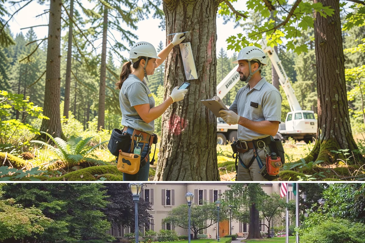 Commercial tree maintenance in Woodinville, King County, WA - Work is performed year-round based on specific pruning needs and safety priorities dictated by recognized arboricultural...