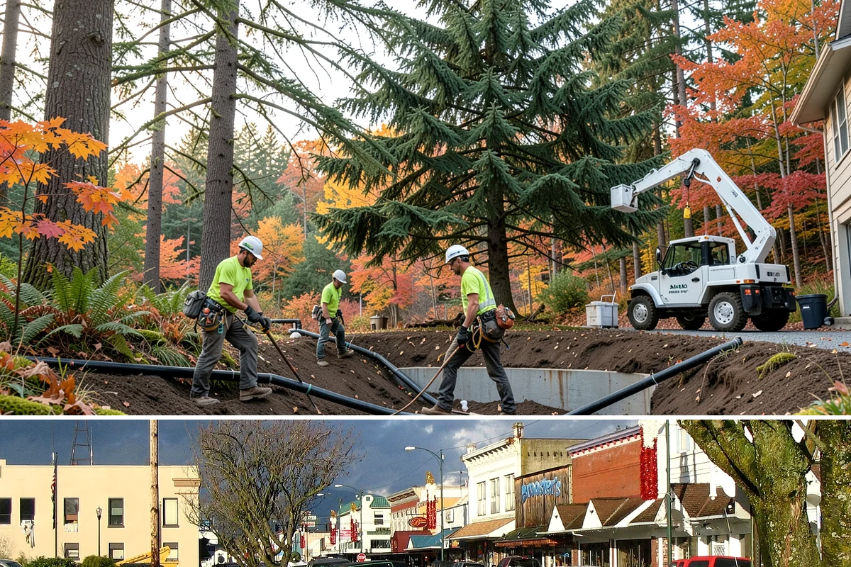Compost spreading in Arlington, Snohomish County, WA - This service can be performed year-round in the Puget Sound climate but may require careful scheduling during heavy rain to...
