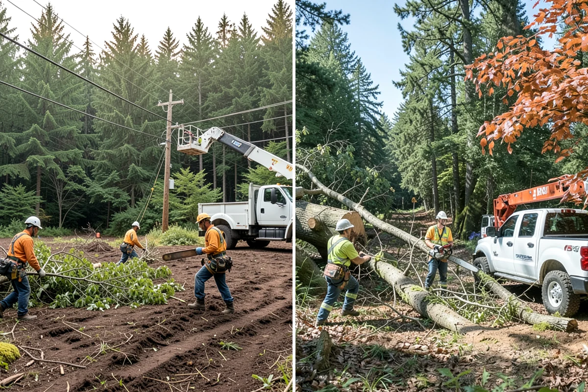 Compost spreading in Lakewood, Pierce County, WA - Inspect the tree and its site